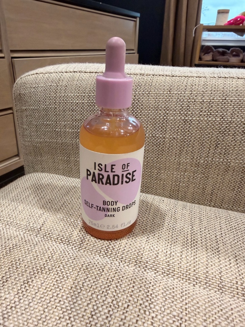 Isle of Paradise Self Tanning Drops Dark 2.54oz Body Tan Serum